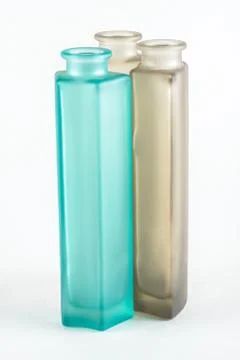 Multicolored Decorative Bottles Stock Photos