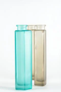 Multicolored Decorative Bottles Stock Photos