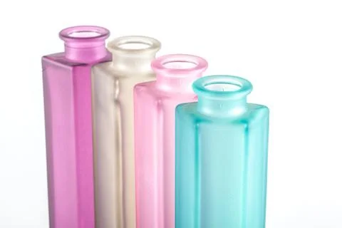 Multicolored Decorative Bottles Stock Photos