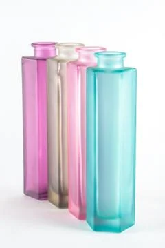 Multicolored Decorative Bottles Stock Photos
