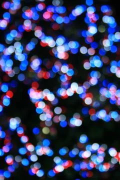 Multicolored defocused bokeh lights background 스톡 사진
