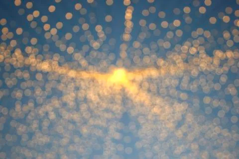 Multicolored defocused bokeh lights background Stock Photos
