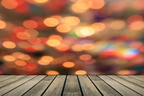 Multicolored defocused bokeh lights background Foto stock