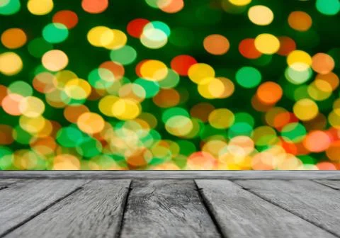 Multicolored defocused bokeh lights background Stock Photos
