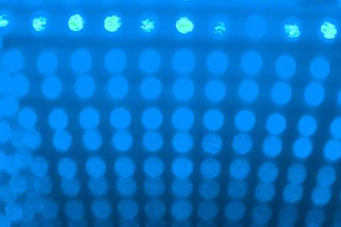 Multicolored defocused bokeh lights background 스톡 사진