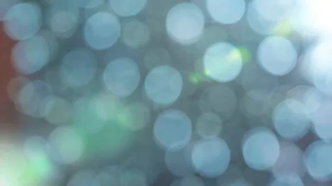 Multicolored defocused bokeh lights background - horizontal wallpaper, poster Stock Photos