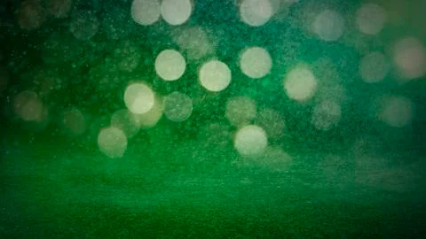 Multicolored defocused bokeh lights background - horizontal wallpaper, poster Foto stock