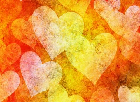 Multicolored design hearts backgrounds Stock Illustration