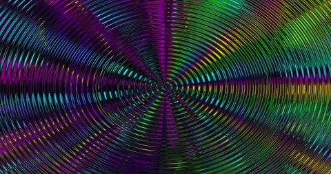Multicolored diverging circular waves Stock Footage 285498038