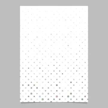 Multicolored dot pattern brochure background - vector stationery design Illustrazione stock
