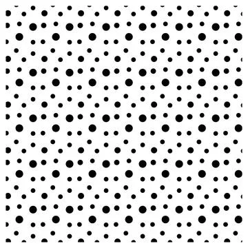 Multicolored dot polka dot seamless pattern design Illustrazione stock