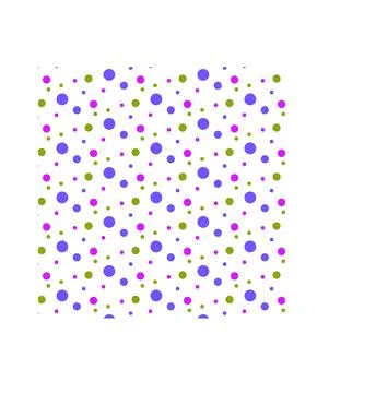 Multicolored dot polka dot seamless pattern design Stock Illustration