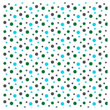 Multicolored dot polka dot seamless pattern design Stock Illustration