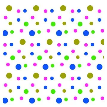 Multicolored dot polka dot seamless pattern design Stock Illustration