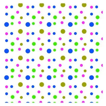 Multicolored dot polka dot seamless pattern design Stock Illustration
