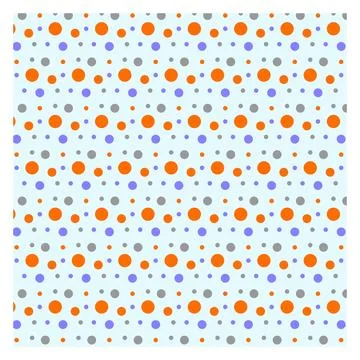 Multicolored dot polka dot seamless pattern design Stock Illustration