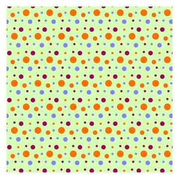 Multicolored dot polka dot seamless pattern design Stock Illustration