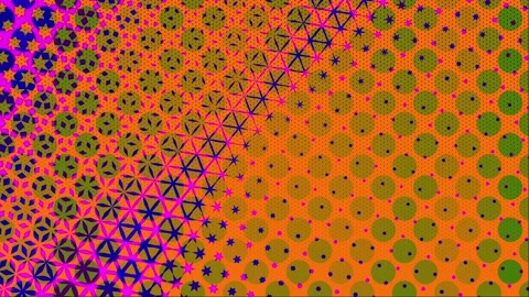 Multicolored Dynamic Shapes Fluid Forms Seamless Looping Stock Footage 134055440