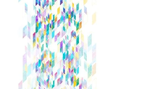 Multicolored elements grunge tech geometric abstract background Illustrazione stock