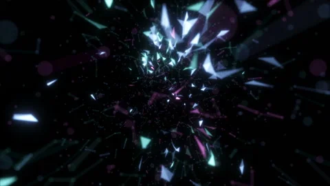 Multicolored elements.Rendered computer generated video abstract moving Stock Footage 101738828