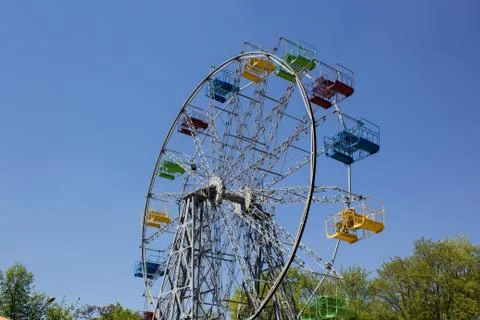 Multicolored Ferris Wheel Stock Photos