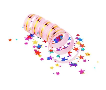 Multicolored festive decorations Stock Photos