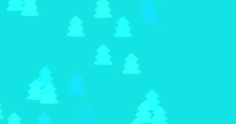 Multicolored Figured Bokeh. Christmas Tree Motion Background. 4k Loop Video stock 139011212