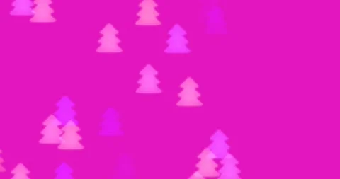 Multicolored Figured Bokeh. Christmas Tree Motion Background. 4k Loop Video stock 139011233