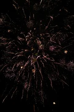 Multicolored fireworks exploding on the sky for New Year Celebration Stock-Fotos