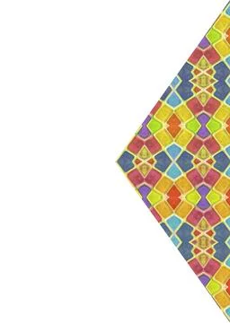 Multicolored Geometric Pattern Abstract Collage Colorful multicolored geom... Stock Photos