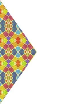 Multicolored Geometric Pattern Abstract Collage Colorful multicolored geom... Stock Photos