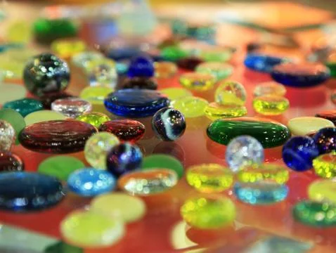 Multicolored glass Foto stock