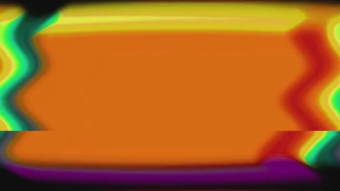 Multicolored glitch frame on orange background Stock Footage 333373786