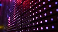 Multicolored Glowing Diode Blinking Disco Lights. Stock Footage