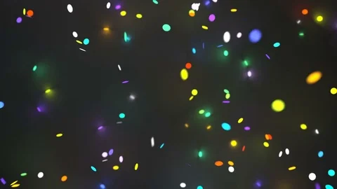 Multicolored Glowing Particles Stock Footage 71987504