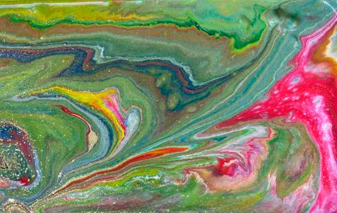 Multicolored gold marbling pattern. Golden marble liquid texture. 스톡 일러스트