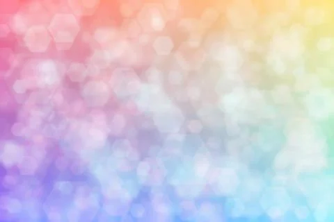 Multicolored gradient abstract background. Bokeh lights on pink, blue and its Illustrazione stock