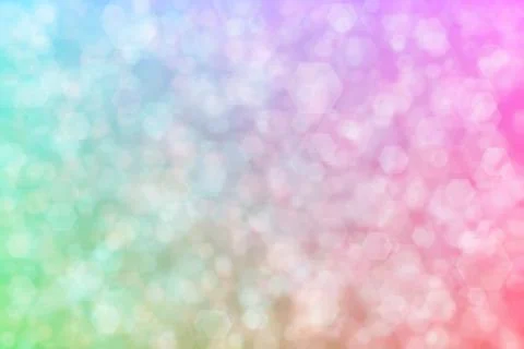 Multicolored gradient abstract background. Bokeh lights on pink, blue and its Illustrazione stock
