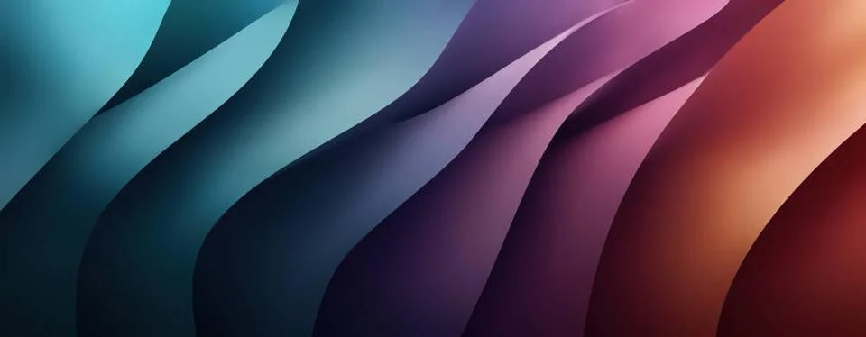Multicolored Gradient Background Multicolored Waves Gradient Abstract Back... Stock Photos