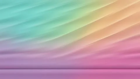 Multicolored gradient background with wavy lines and pastel colors Иллюстрация