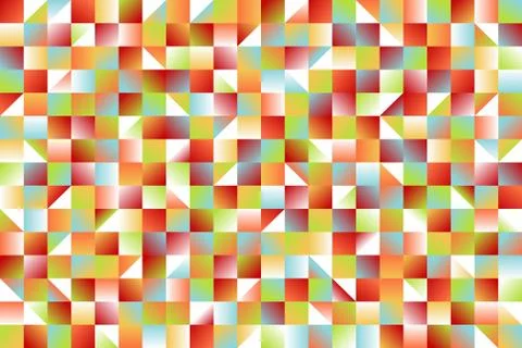 Multicolored gradient rectangles and triangles Stock Illustration