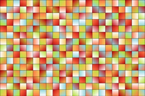 Multicolored gradient rectangles Stock Illustration