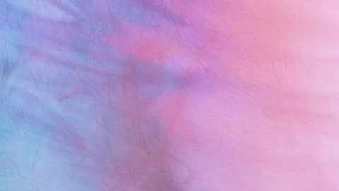 Multicolored gradient tie dye fabric surface Stock Photos