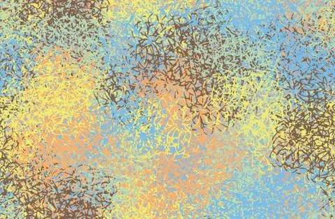 Multicolored grunge background. Seamless abstract texture. A chaotic repeatin Stock Illustration