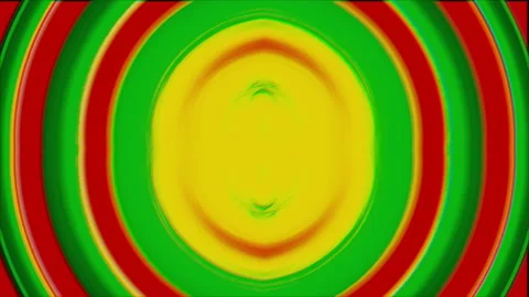 Multicolored highlight sci-fi dreamy holographic background growing circles Video stock 150338424