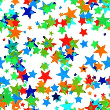 Multicolored holiday background as seamless pattern Stock Photos