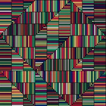 Multicolored horizontal and vertical lines. Stripe  seamless vector pattern. Stock Illustration