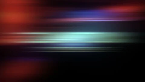 Multicolored  Horizontal Moving Optical Light Flare Effect from center, 動画素材 161967399