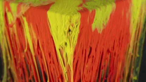 Multicolored ink paint slowly flows from the cube underwater 스톡 동영상 104153689