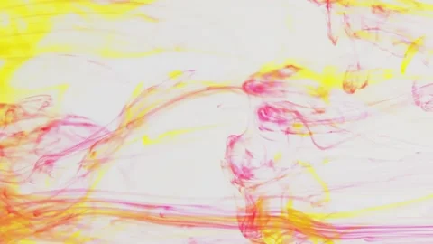 Multicolored inks spreading in water, forming whimsical patterns and iridescent Stockbeeldmateriaal 247358426